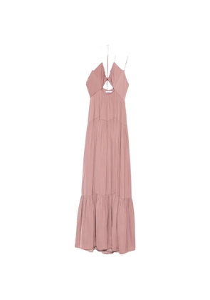 Patrizia Pepe cut-out detail maxi dress - Pink