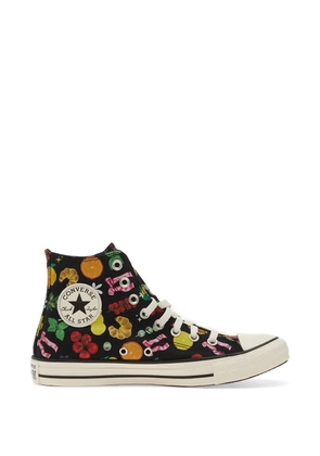 Converse Chuck Taylor All Star floral-print sneakers - Black