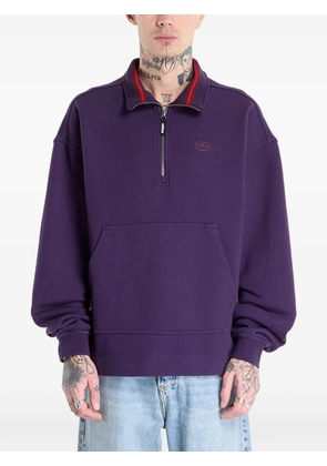 adidas half-zip sweatshirt - Purple