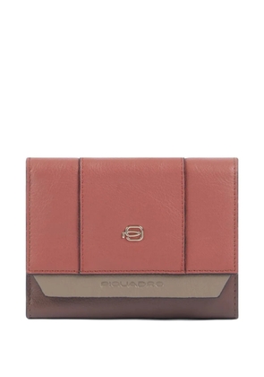 PIQUADRO trifold leather wallet - Brown