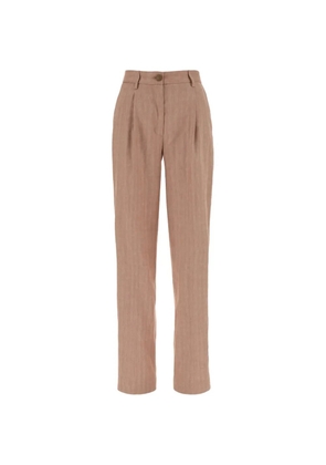Jacob Cohën pleated trousers - Neutrals