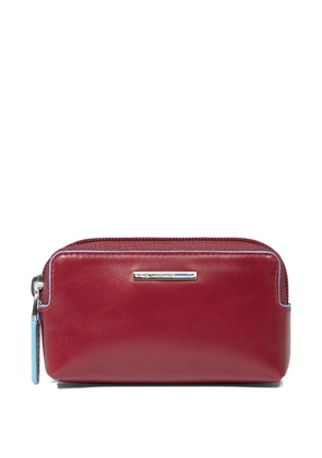 PIQUADRO leather rings key holder - Red