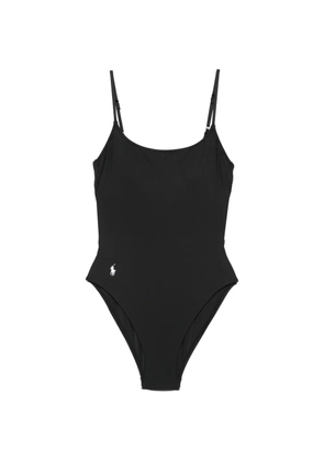Polo Ralph Lauren logo-embroidered swimsuit - Black