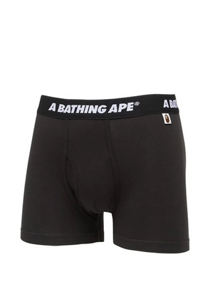 A BATHING APE® logo-waistband boxers - Black