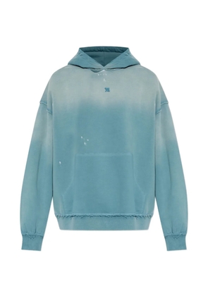 MISBHV Shadow pocket-detail cotton hoodie - Blue
