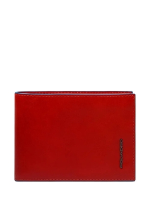 PIQUADRO logo-lettering wallet - Red