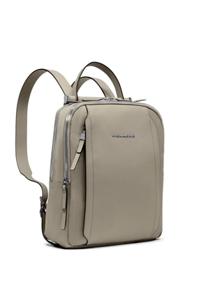 PIQUADRO logo-lettering backpack - Neutrals