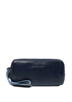 PIQUADRO leather travel bag - Blue