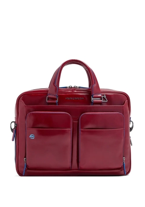 PIQUADRO top handle laptop bag - Red