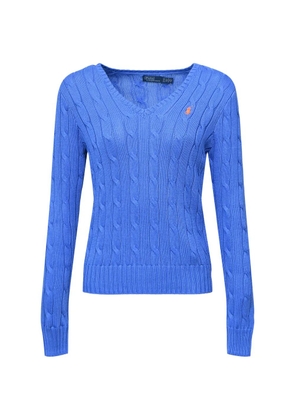 Polo Ralph Lauren cable-knit V-neck sweater - Blue
