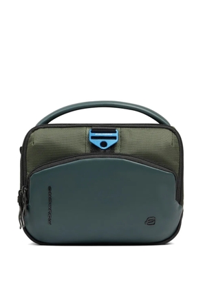 PIQUADRO handle zip crossbody bag - Green