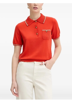 LUISA SPAGNOLI button pocket knitwear - Red