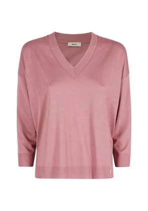 Herno V-neck sweater - Pink