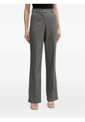 Morgan herringbone striped trousers - Grey