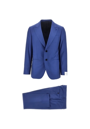 Caruso single-breasted two-piece suit - Blue
