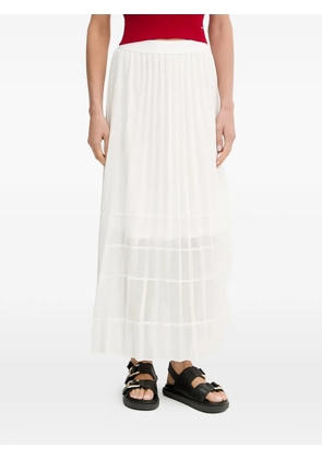 Morgan pleated skirt - White