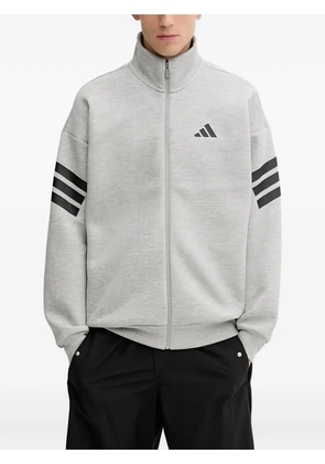 adidas Future Icons three-stripe ziped sweatshirt - Grey