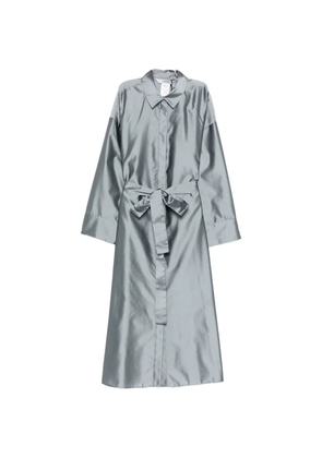 'S Max Mara Anna tie-waist maxi shirt dress - Grey