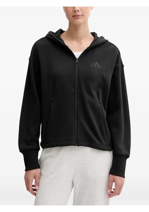 adidas zip-up hoodie - Black