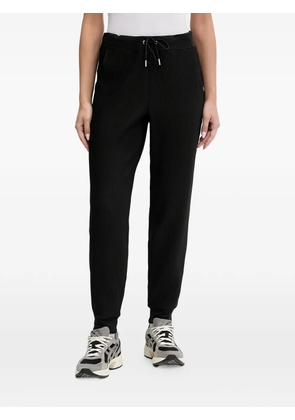 DKNY logo-patch track pants - Black
