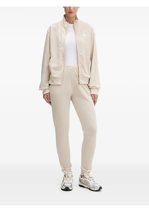adidas embroidered straight-leg trousers - Neutrals