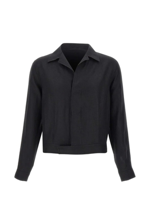 Tagliatore Sainz collared jacket - Black