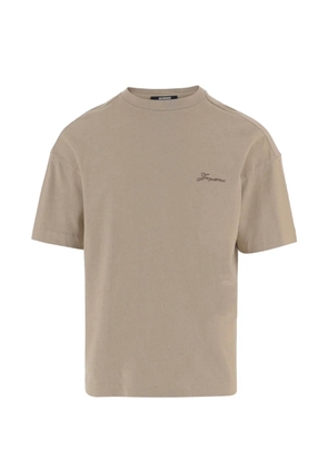 Jacquemus logo-detail T-shirt - Neutrals