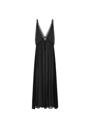 Dolce & Gabbana Long chiffon dress - Black