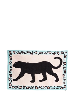 Hermès Pre-Owned 1970s Black Panther cotton beach towel - Pink