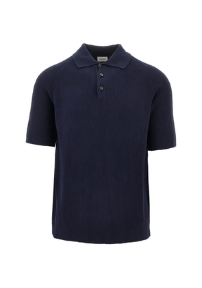 gallia ribbed polo shirt - Blue