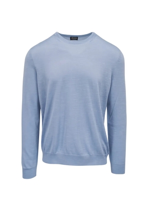 Zegna cashmere crewneck sweater - Blue