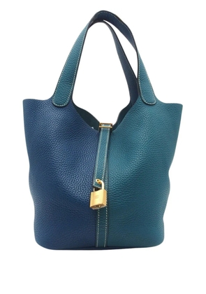 Hermès Pre-Owned 2019 Clemence Picotin Lock 22 Casaque handbag - Green