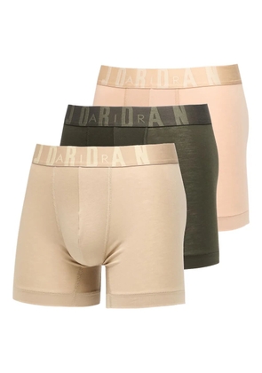 Jordan logo-waistband boxers (pack of three) - Neutrals