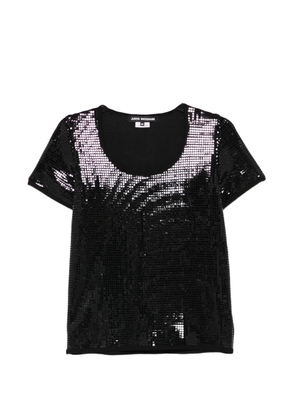 Junya Watanabe sequin-embellishment T-shirt - Black