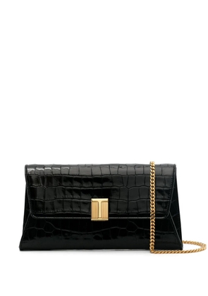 TOM FORD croc-embossed leather shouder bag - Black