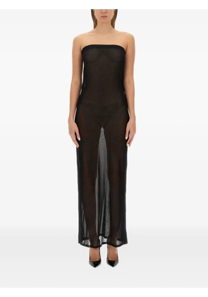 Saint Laurent strapless maxi dress - Black