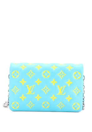 Louis Vuitton Pre-Owned Coussin Pochette Monogram Embossed Lambskin crossbody bag - Blue