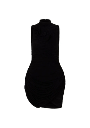 Magda Butrym ruffled mini dress - Black