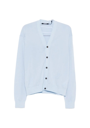 Jacquemus embroidered button cardigan - Blue
