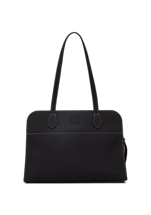Love Moschino logo-detail tote bag - Black