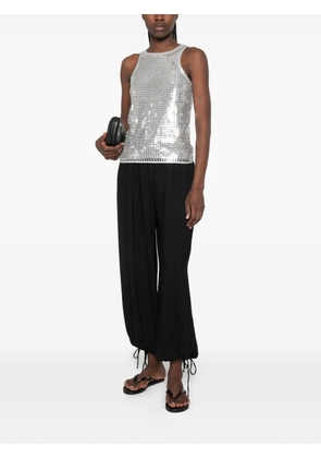 Isabelle Blanche sequin-embellishment tank top - Silver