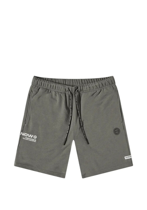 A BATHING APE® embroidered sweat shorts - Green