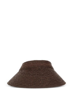 Helen Kaminski Kirsten woven visor - Brown