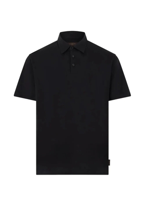 Zanone short-sleeve polo shirt - Black