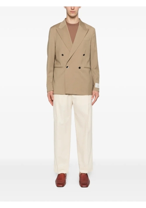 Briglia 1949 pleated trousers - Neutrals