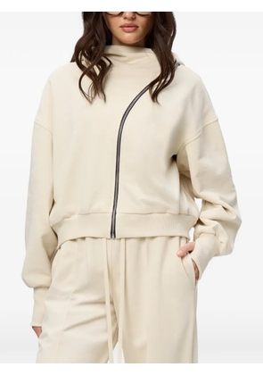 HAMZA Hera zip-up hoodie - Neutrals