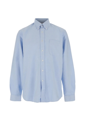 Sebago Oxford button-down chest-pocket cotton shirt - Blue
