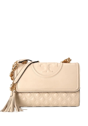 Tory Burch matelassé leather shoulder bag - Neutrals