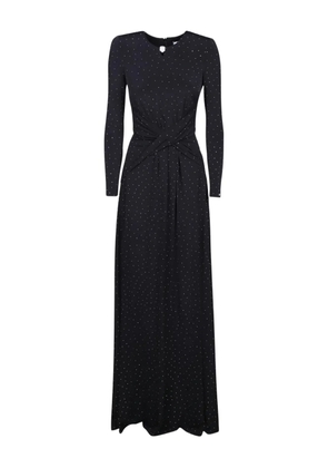 NISSA ruched embellished dress - Black