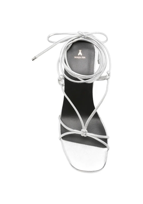 Patrizia Pepe square-toe sandals - Silver